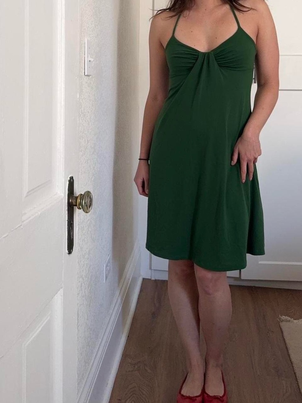 Susana Monaco Green Halter Dress